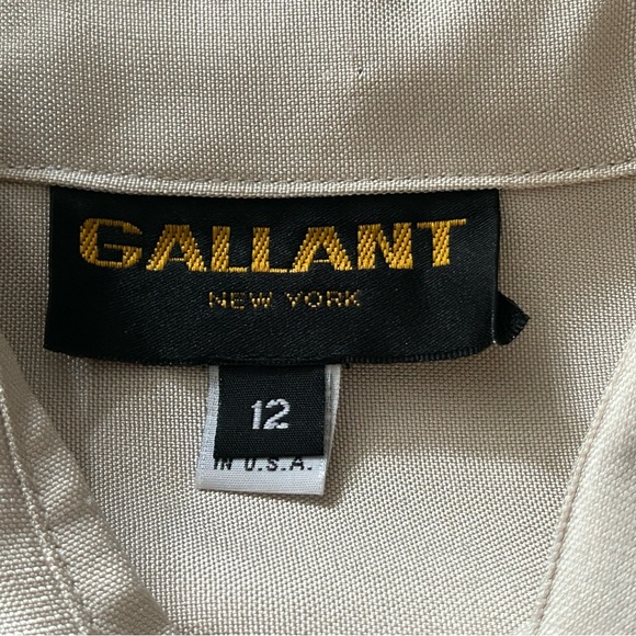 100% Silk, GALLANT New York Blouse - Picture 5 of 6